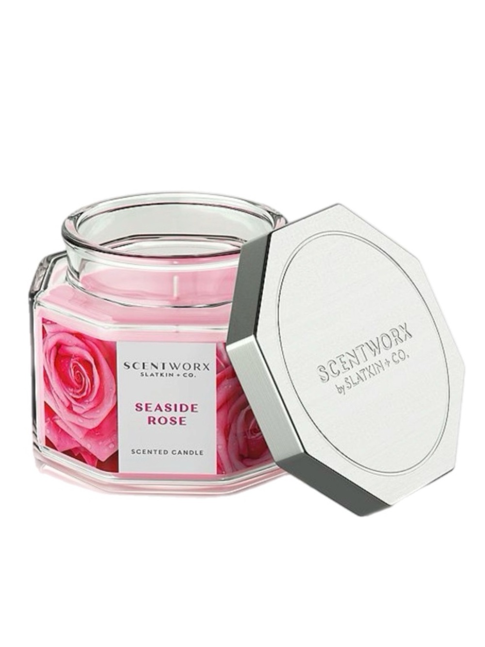 Scentworx Seaside Rose 3-wick candle